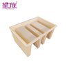 Customizable Three-Slot Cable Trough Plastic Mold