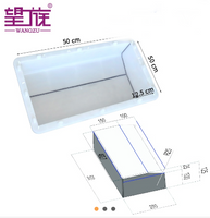 Durable Plastic Box Mould for Roadside Stone Paver