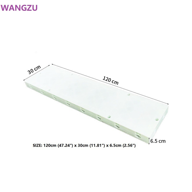 Modular Reusable Plastic Concrete Formwork Panel with Adjustable Connectors
