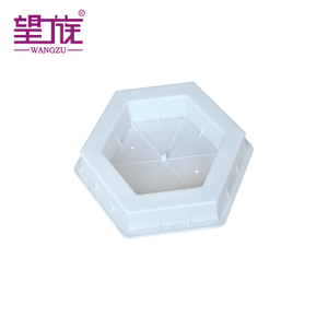 Versatile Hollow Hexagonal Plastic Mold for Decorative Tiles