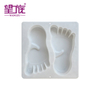 Small and durable footprint shape plastic prefabricated components
