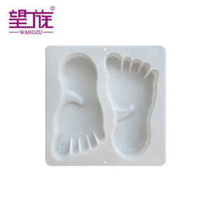 Small and durable footprint shape plastic prefabricated components