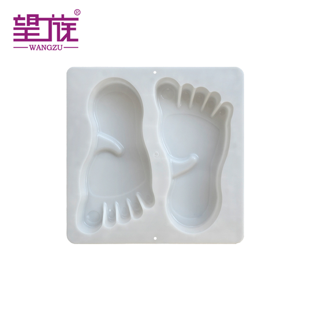 Small and durable footprint shape plastic prefabricated components