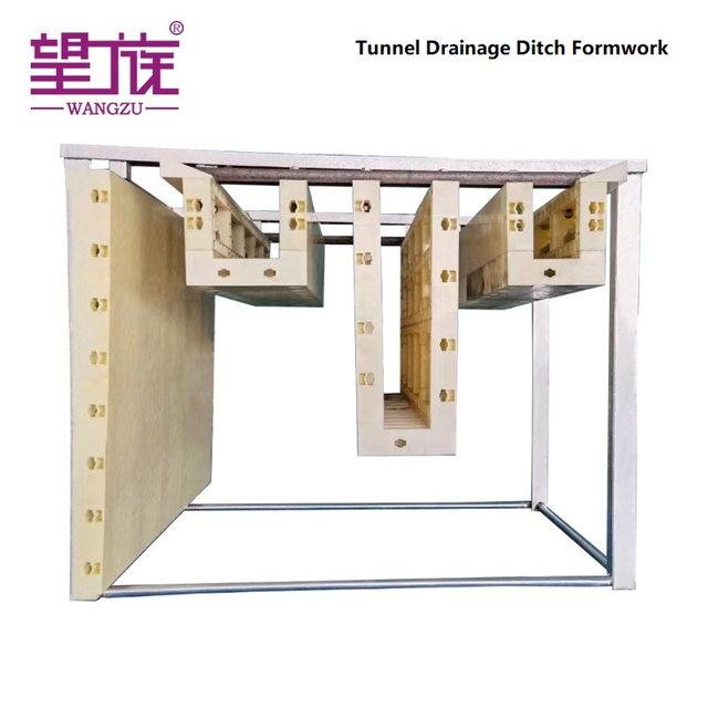 WANGZU 8cm Modular Plastic Formwork for Tunnel Drainage Ditch Construction