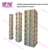 WANGZU High-Strength Modular Plastic Formwork System for Residential Building Construction