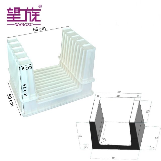 Recoverable U-Shaped Cable Trough Plastic Mold