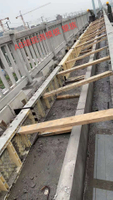 Pouring The Construction Formwork for The Dam Project