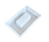Plastic prefabricated components for curb stones for street pavement