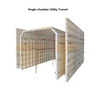 WANGZU Modular Plastic Formwork for Single/Dual-Chamber Utility Tunnel Construction