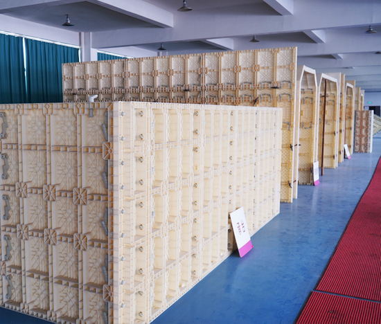 adjustable plastic formwork for construction