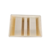 Customizable Three-Slot Cable Trough Plastic Mold