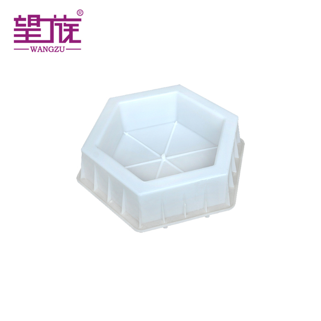 Durable ABS/PP Hollow Hexagonal Plastic Mold for Concrete